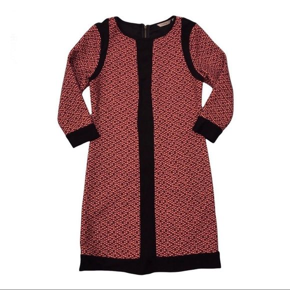 Darling Dresses & Skirts - Vintage M Darling pink black knit midi dress mini dress 80s knit long sleeve